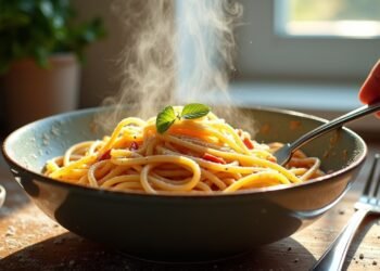 تعرّف على سر تحضير سباجيتي كاربونارا الأصلية من روما بخطوات سهلة ومكونات بسيطة دون كريمة لتحصل على قوام كريمي غني بنكهة تقليدية رومانية