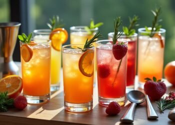 كوكتيلات منخفضة الكحول لعام 2025 تجمع المكونات الطبيعية والصحية مع نكهات مبتكرة. تعرف على أفضل الوصفات ونصائح التحضير لتقليل الكحول والتمتع بالطعم