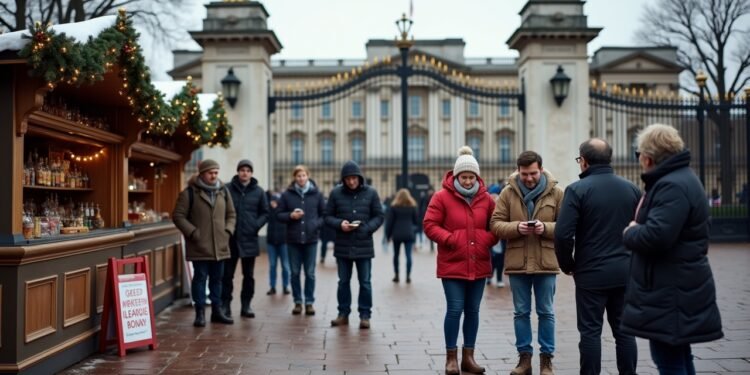 سوق عيد الميلاد المزيف أمام قصر باكنغهام خدع مئات السياح بصور الذكاء الاصطناعي المزيفة، ما كشف هشاشة الثقة الرقمية ودعا للتحقق قبل الرحلات