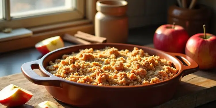 اكتشف وصفة آبل كريمبل الشتوي من جيمي أوليفر بخمس مكونات سهلة، لتحصل على حلى دافئ ومرضي في رحاب الشتاء. مثال على الحلويات الغربية البسيطة واللذيذة.