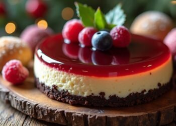 استكشف طريقة عمل تشيزكيك شتوي مليء بنكهات البهارات ونكهة نبيذ المولد، لتحصل على حلوى فاخرة تزين مائدتك خلال موسم الأعياد.