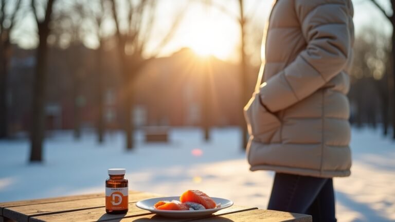 التعرض لشمس الشتاء في ألمانيا مع إبراز مصادر فيتامين د من الغذاء والمكملات