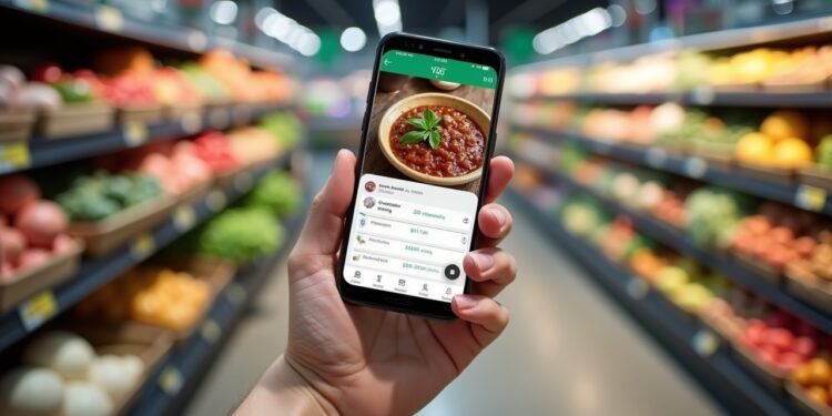 متجر ألماني كبير، تطبيق على الهاتف المحمول، أسعار المواد الغذائية، بيانات في الوقت الحقيقي، شفافية، سلاسل التجزئة