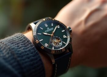 تفاصيل ساعة بوبآي من Spinnaker تظهر التصميم الميكانيكي