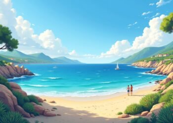 مشهد طبيعي لجزيرة مايوركا