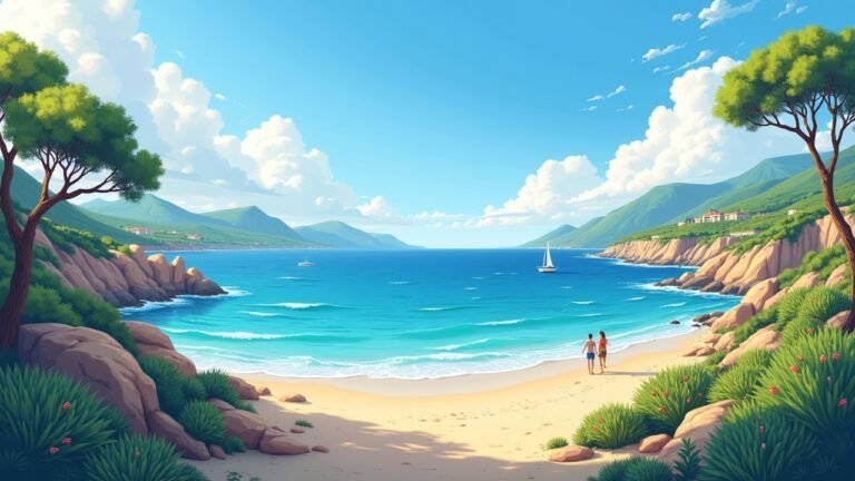 مشهد طبيعي لجزيرة مايوركا