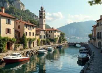 A scenic view of Sant'Antonino in Corsica and Guérande, showcasing their natural beauty and traditional architecture
