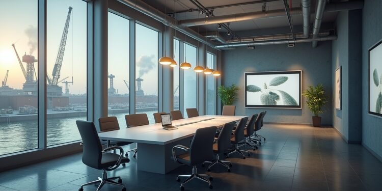 مشهد من غرفة علاج طبيعي تحتوي على معدات طبيّة