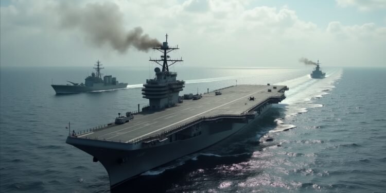 HUS Carrier Abrahm Lincoln heading toward Persian Gulf