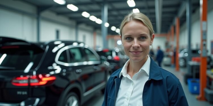 صورة لتدريب مهني في معمل فولكس فاجن