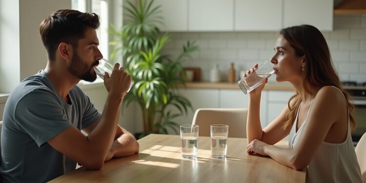 ثروة وبساطة: مجموعة من الأشخاص الأغنياء يفضلون شرب الماء البسيط بدلاً من الكماليات