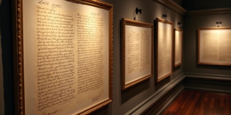 معرض رسائل الحب يعرض وثائق عاطفية في الأرشيف الوطني البريطاني