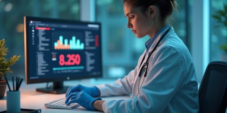 A presentation on cancer statistics in a medical research environment