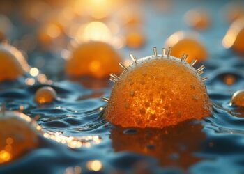 مظهر مجهر لخلايا الخميرة أثناء التكاثر