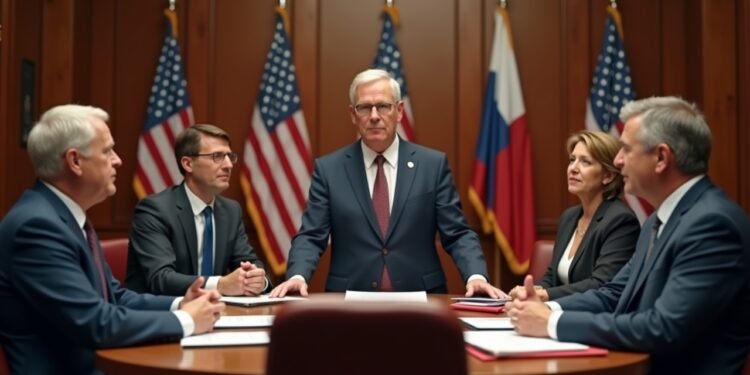 Press conference about trade threats and policies between Canada and the US