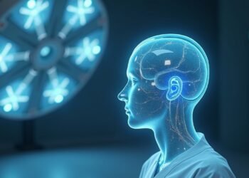 جهاز تحفيز الدماغ في بيئة سريرية