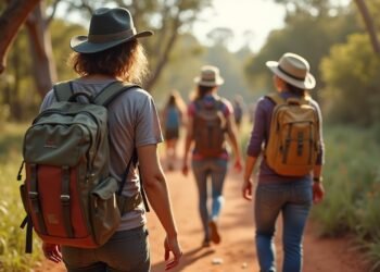 مسافرون يستكشفون الثقافات المتنوعة في أستراليا