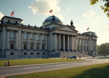 A government building in Germany symbolizing political transition and change