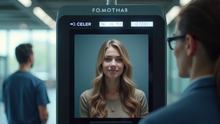 شخص يلتقط صورة بيومترية لرخصة قيادته