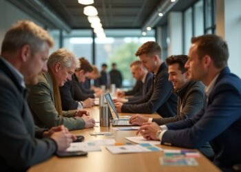 مكتب تسجيل مزدحم في إرفورت حيث يتم تبادل رخص القيادة القديمة