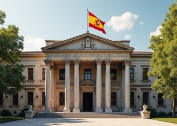 محكمة إسبانية تظهر العلم الإسباني