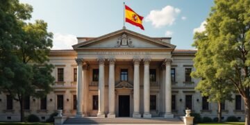 محكمة إسبانية تظهر العلم الإسباني