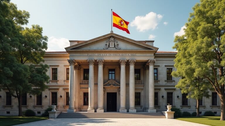 محكمة إسبانية تظهر العلم الإسباني