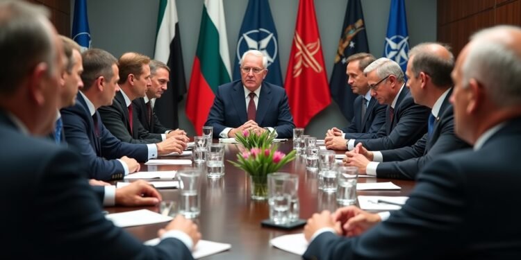 مؤتمر قمة الناتو مع قادة عسكريين في مناقشات حول السياسات الدفاعية