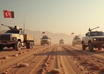 Photograph showing military equipment and collaboration between Turkey and Egypt