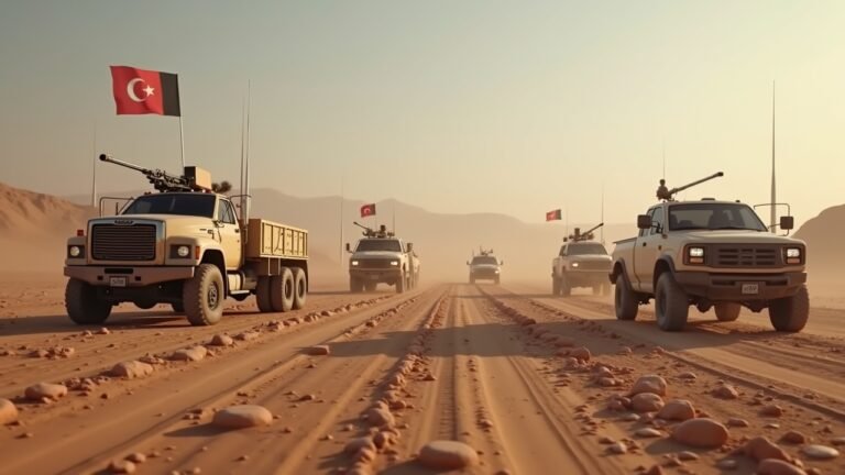 Photograph showing military equipment and collaboration between Turkey and Egypt