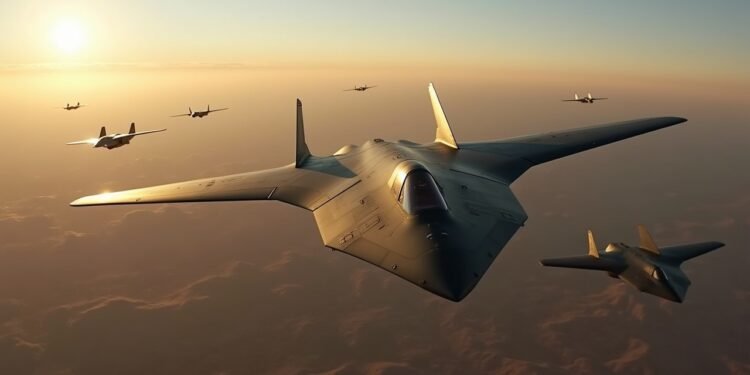 قاذفات شبحية في عملية تدريب عسكرية