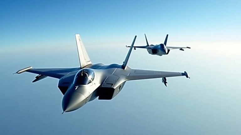 طائرتا سو-57 إي الشبحية تحلقان فوق الجزائر في سماء صافية.