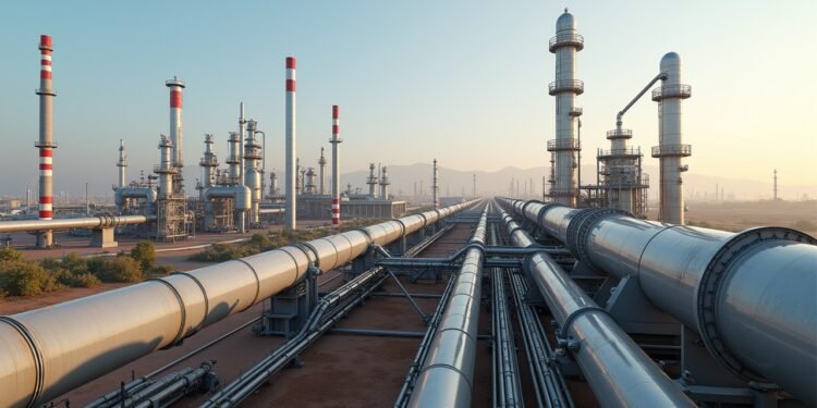 منشآت الغاز الطبيعي والبتروكيماويات في الجزائر