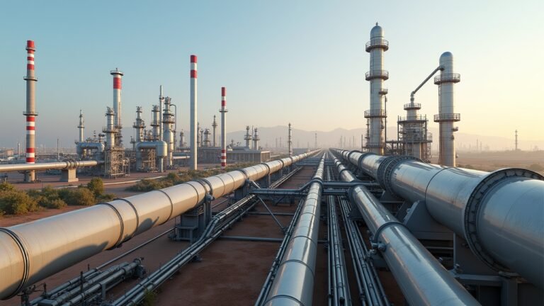 منشآت الغاز الطبيعي والبتروكيماويات في الجزائر