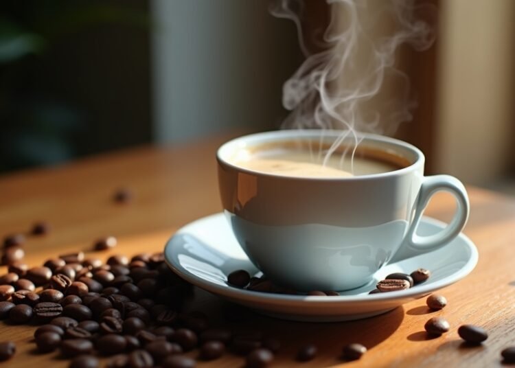 استراحة مع فنجان قهوة وبن