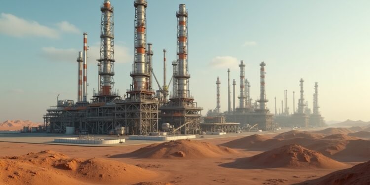 صورة توضح منشآت إنتاج النفط في العراق وفنزويلا