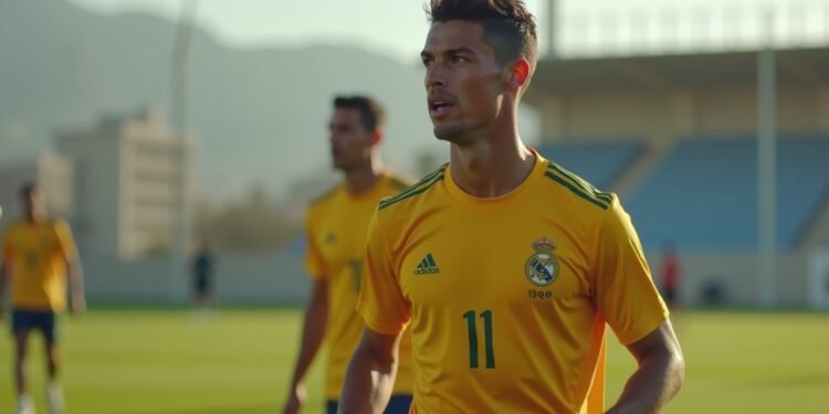 كريستيانو رونالدو يتدرب في نادي النصر السعودي