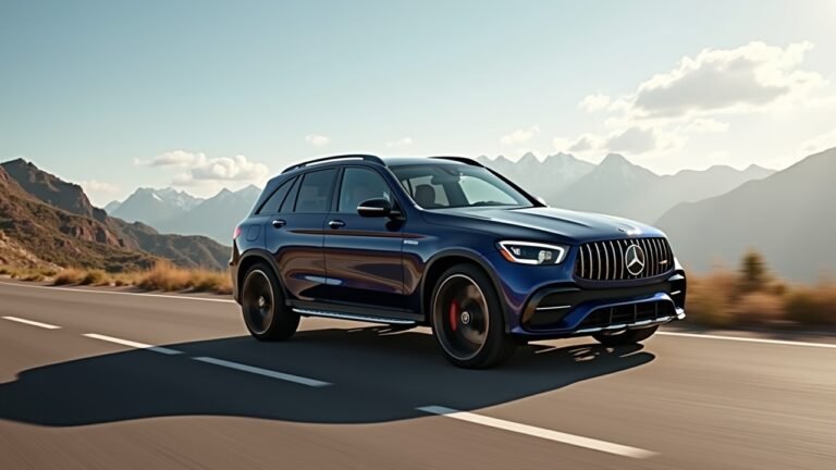 مرسيدس أمجي جي إل سي 53 2027 في مشهد جميل على الطريق