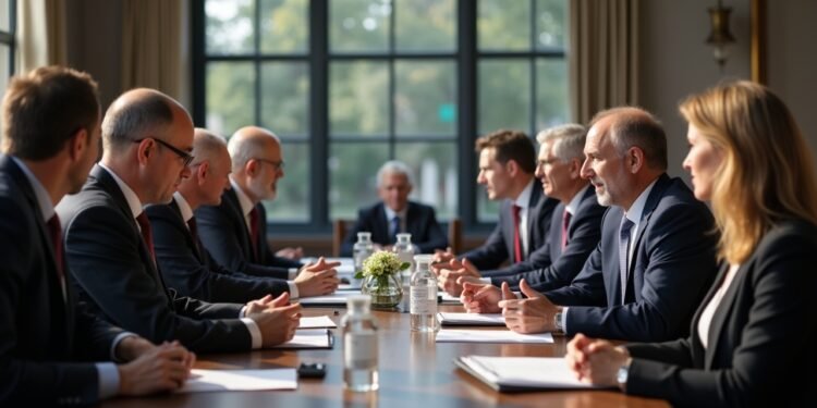 مؤتمر صحفي يعقد في برلين حول عودة اللاجئين السوريين