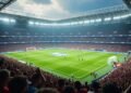 صورة لحظات من مباراة في دوري أبطال أوروبا بأجواء حماسية