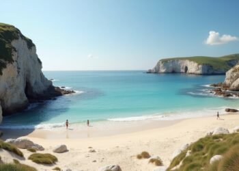 شواطئ مخفية في بريتاني الفرنسية.