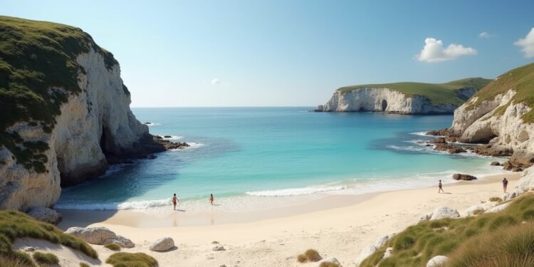 شواطئ مخفية في بريتاني الفرنسية.