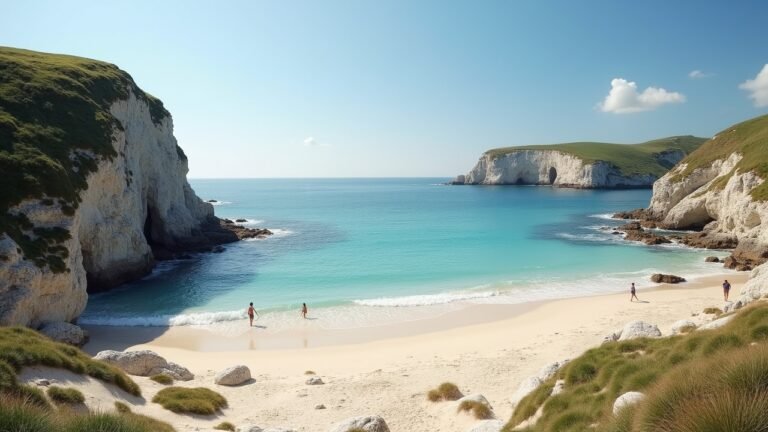 شواطئ مخفية في بريتاني الفرنسية.