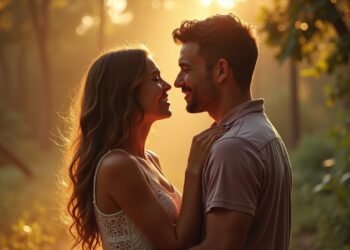 Couples engaged in affectionate activities, enhancing emotional intimacy in a natural setting