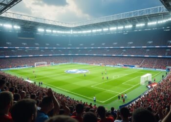 صورة لحظات من مباراة في دوري أبطال أوروبا بأجواء حماسية